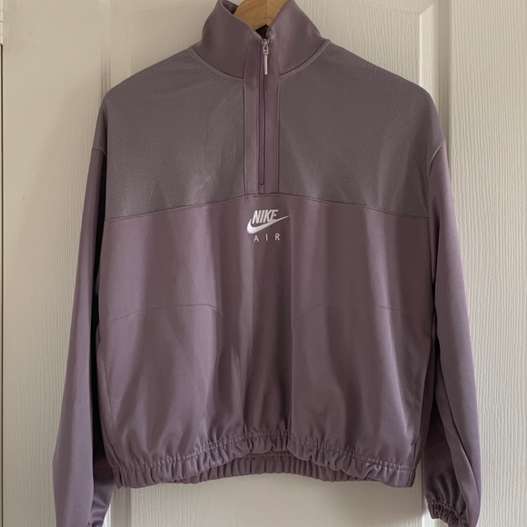 Nike Quarter Zip Up [Purple/Breathable/Mesh] - Picture 1 of 4